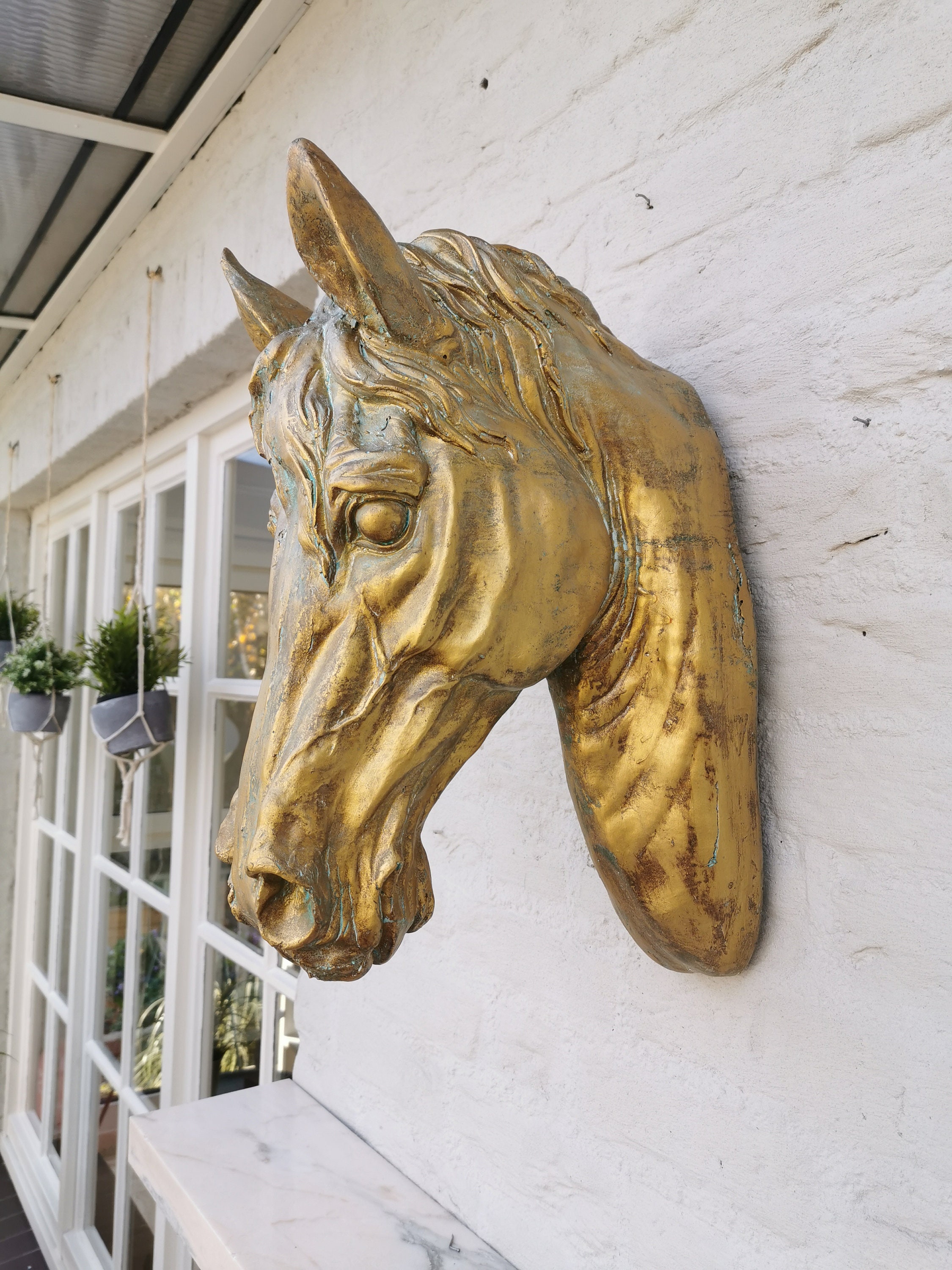 Wall mounted Horse head Horse bust