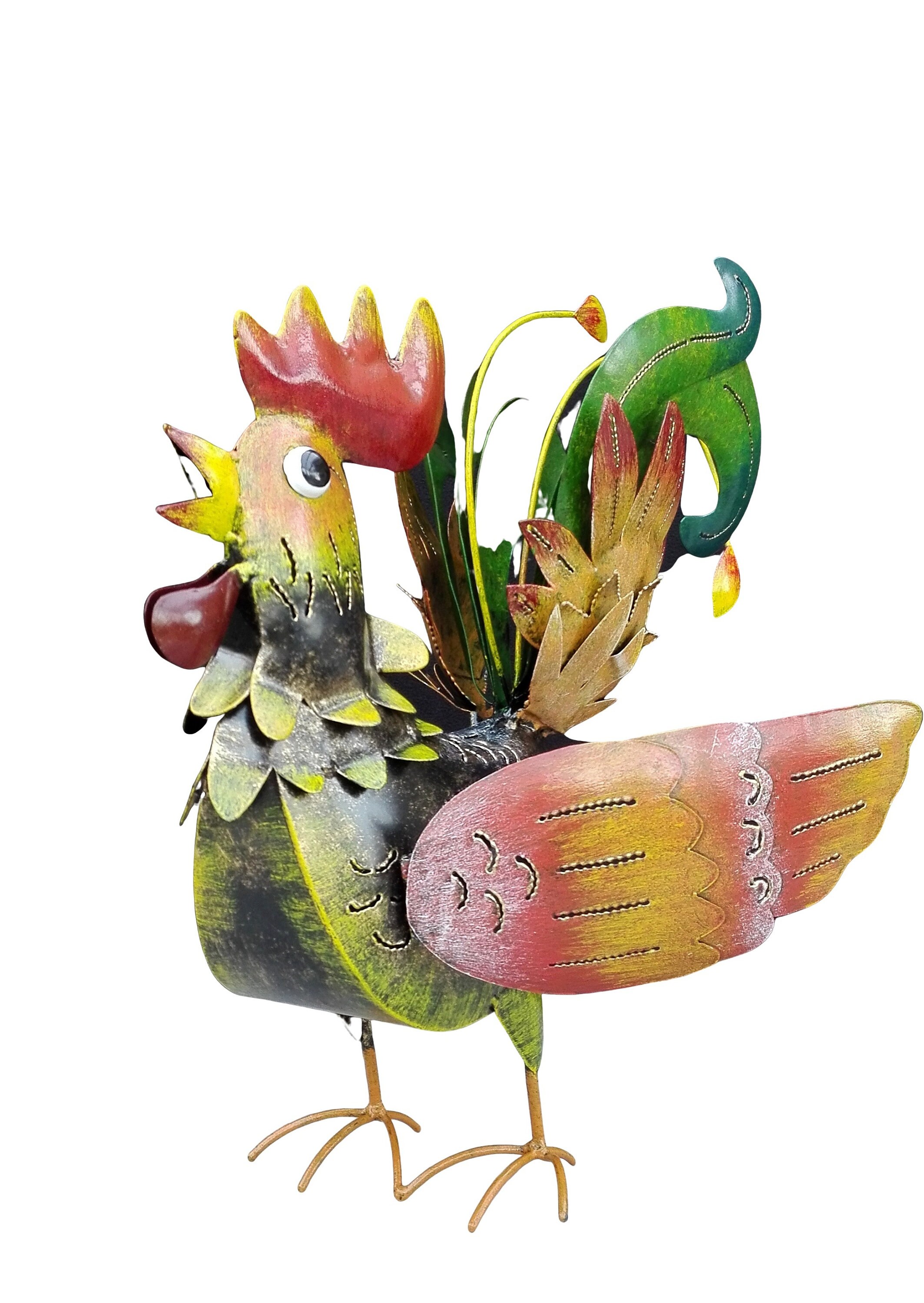 Metal Rooster ( candle holder )