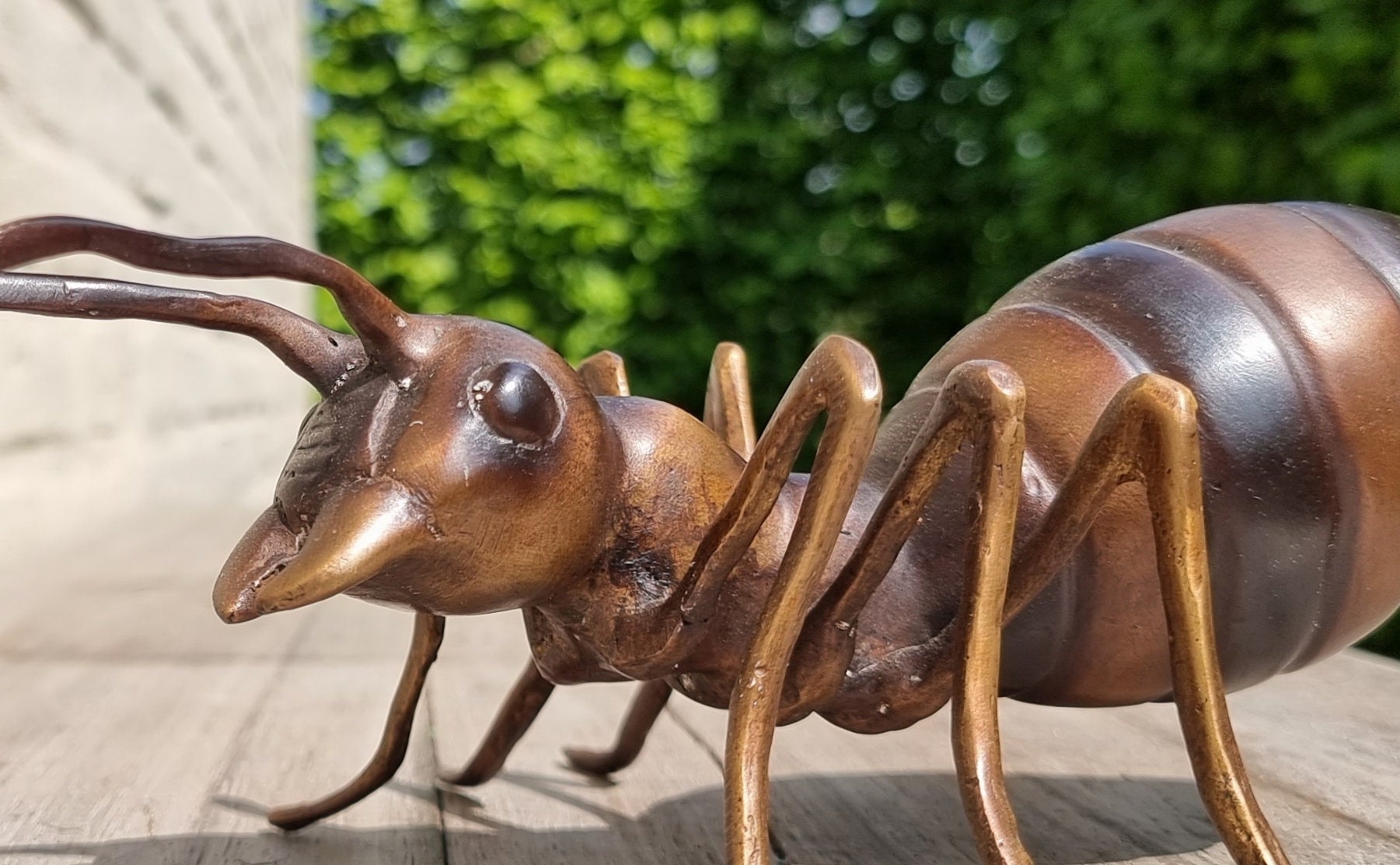 Bronze Ant Giant Ant Lifelike Big Ant Bronze Insect 