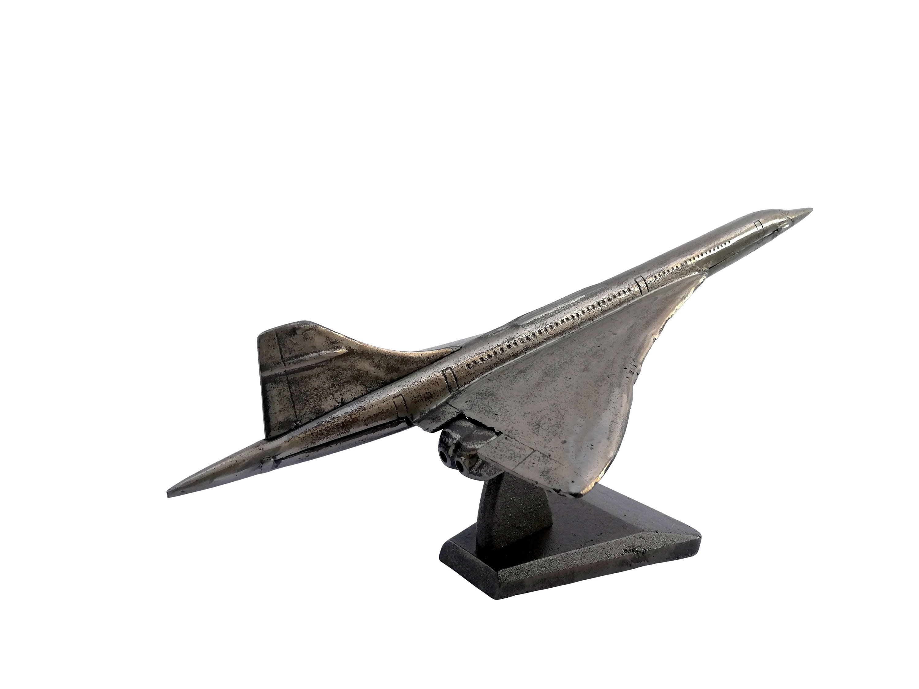 Cast iron scale model of Concorde Airplane model desk decor cast iron