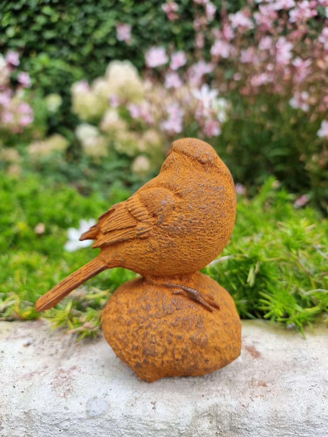 Cast Iron Garden Ornaments Birds Cottage Garden Theme Etsy