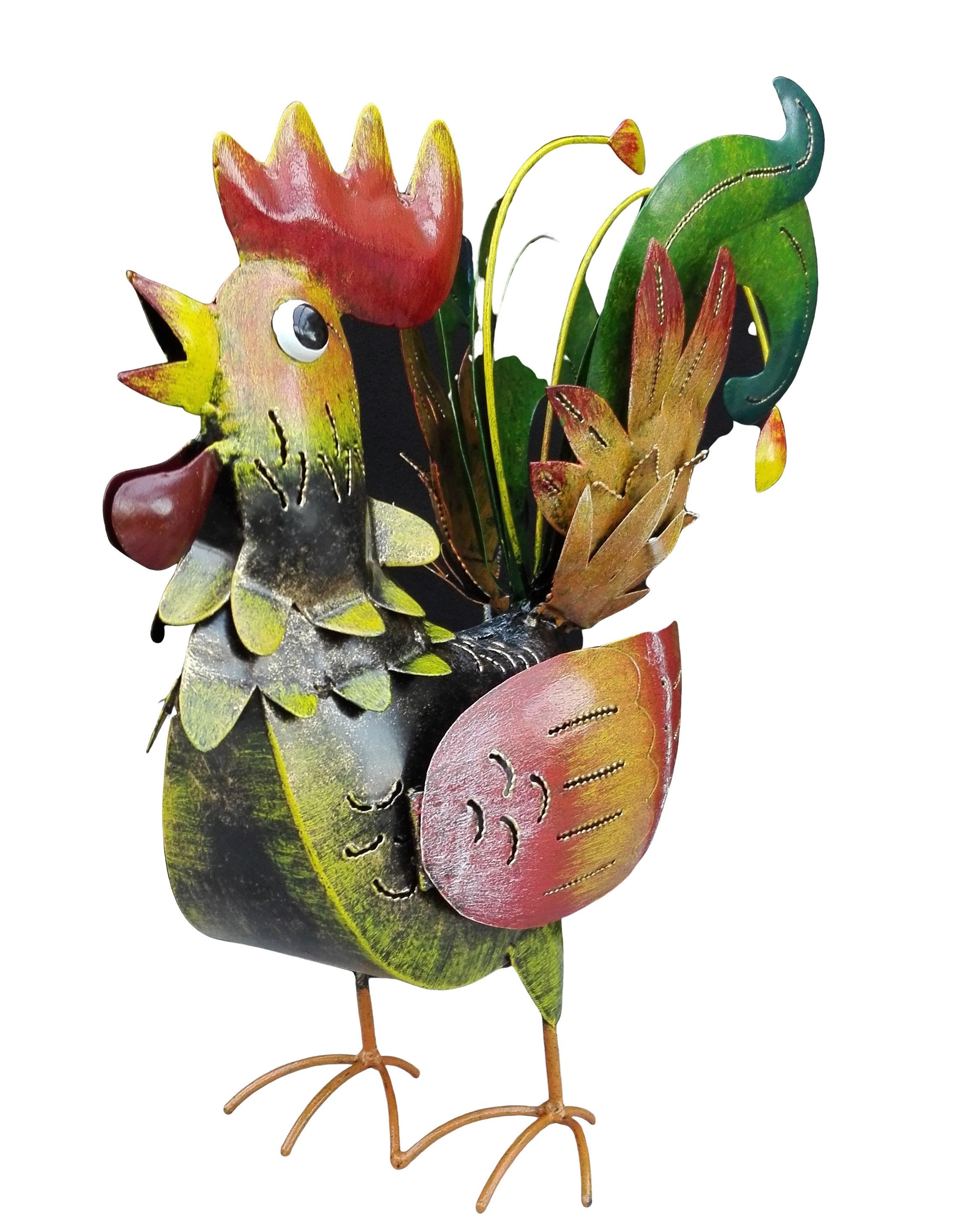 Metal Rooster candle holder Etsy