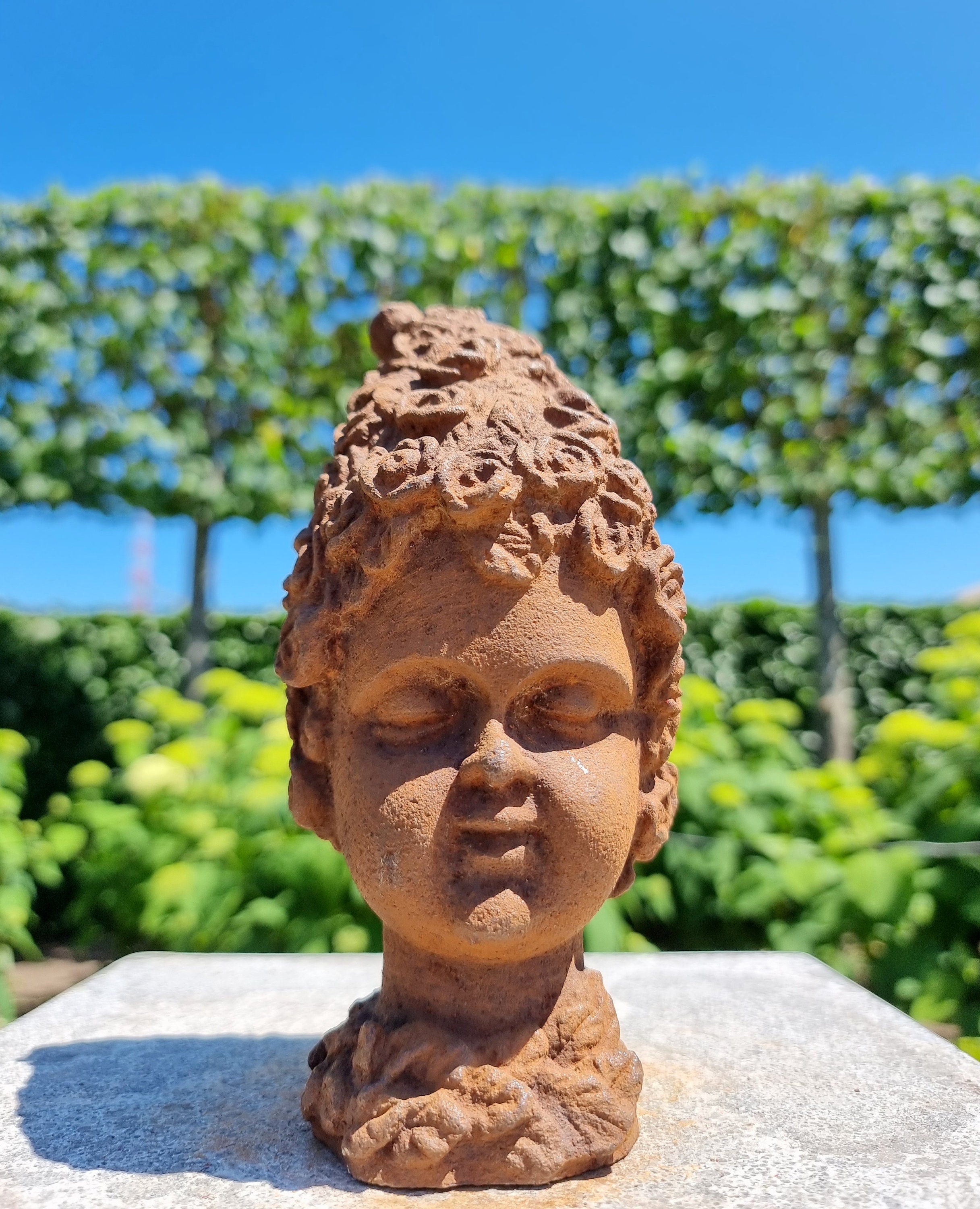 Cast Iron Garden Ornament Forest Elf Pixie of the Woods Child's