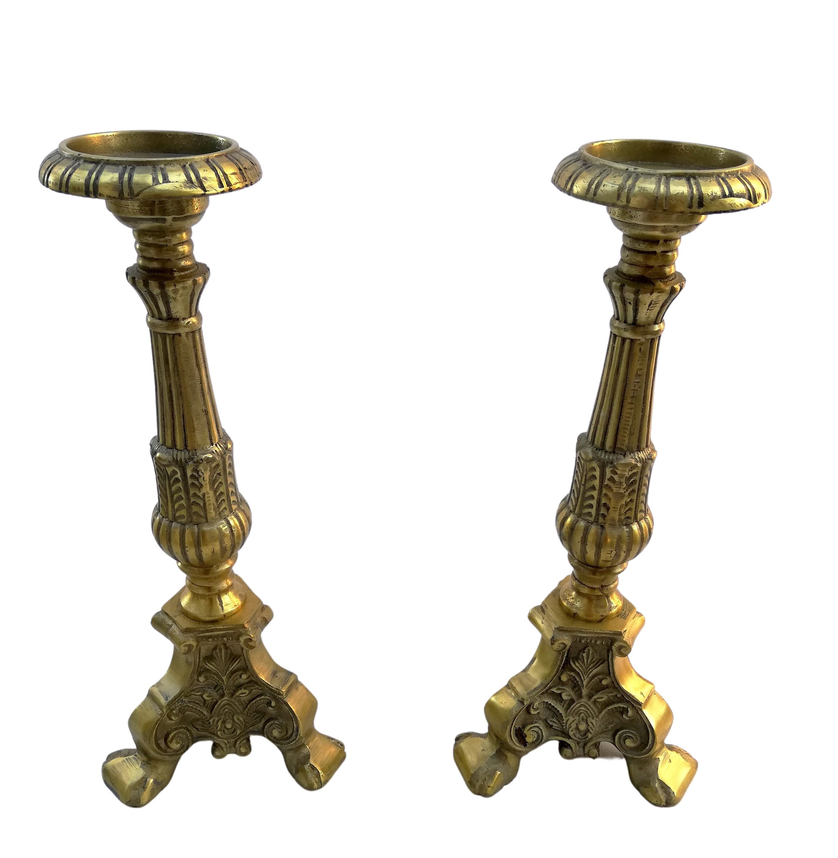 Amazing xl brass candlesticks