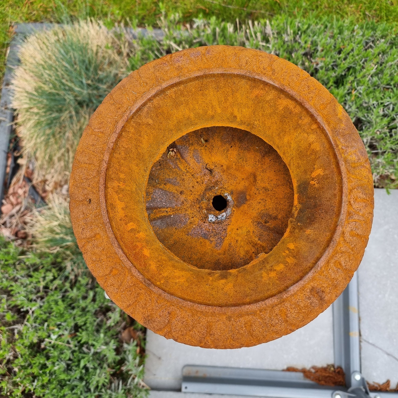 Cast iron flower pot Garden vase cast iron jardinière Etsy