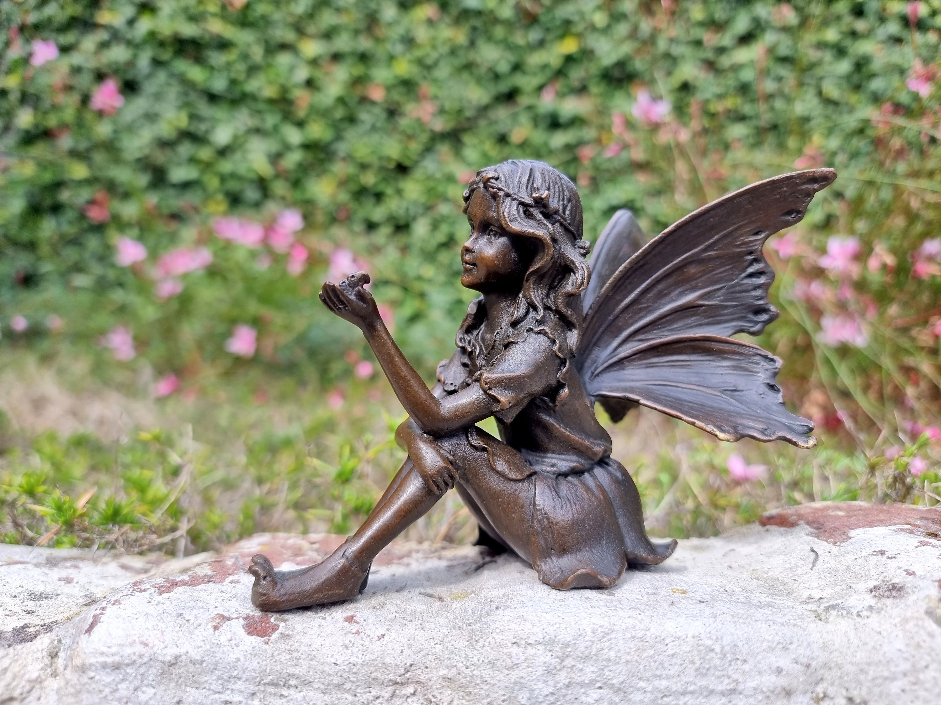 FIGURINE FÉES, FÉES EN RÉSINE,DRAGONS,TROLLS,ELFES,STATUETTES DE FEES -  HOME DECO