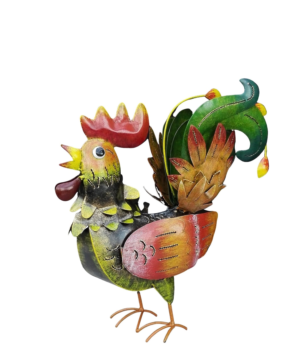 Metal Rooster Candle Holder Etsy