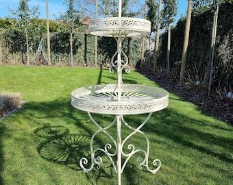 Beautiful large wrought iron flower rack - étagère - wrought iron garden furniture
