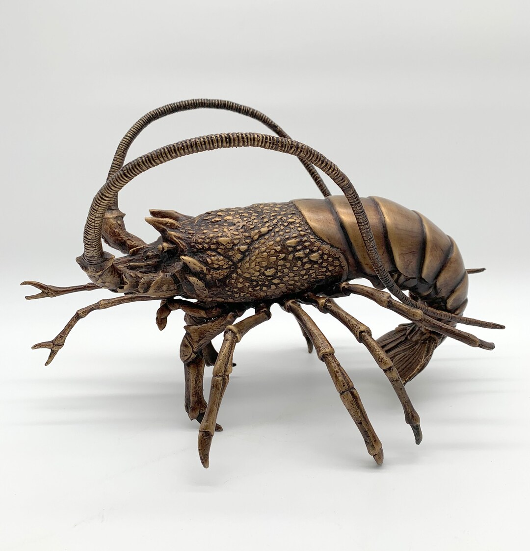 Bronze Lobster Lifelike Lobster Bronze Sea Life Seafood Restaurant