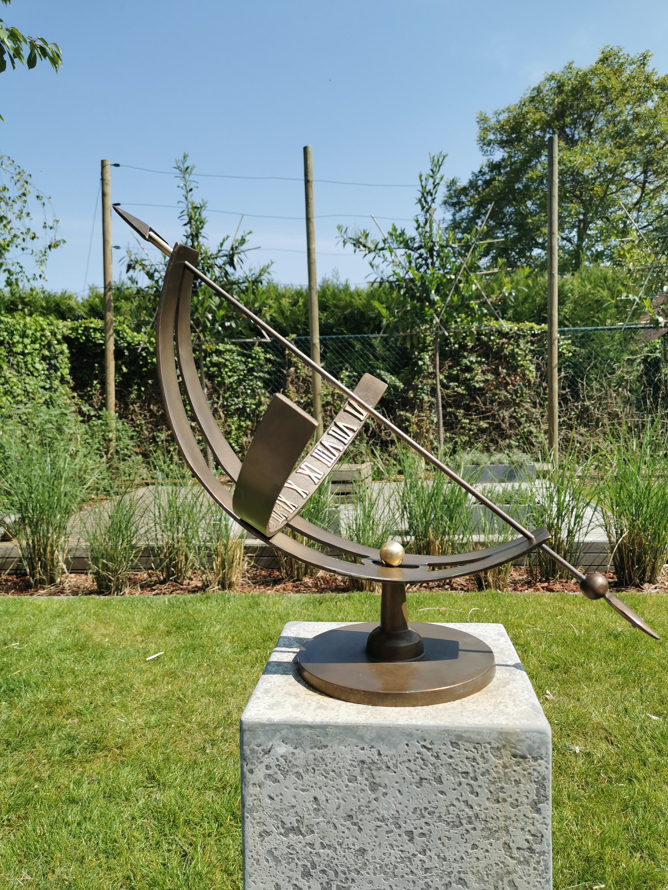 Bronze Sundial Garden sculpture Bronze Armillary
