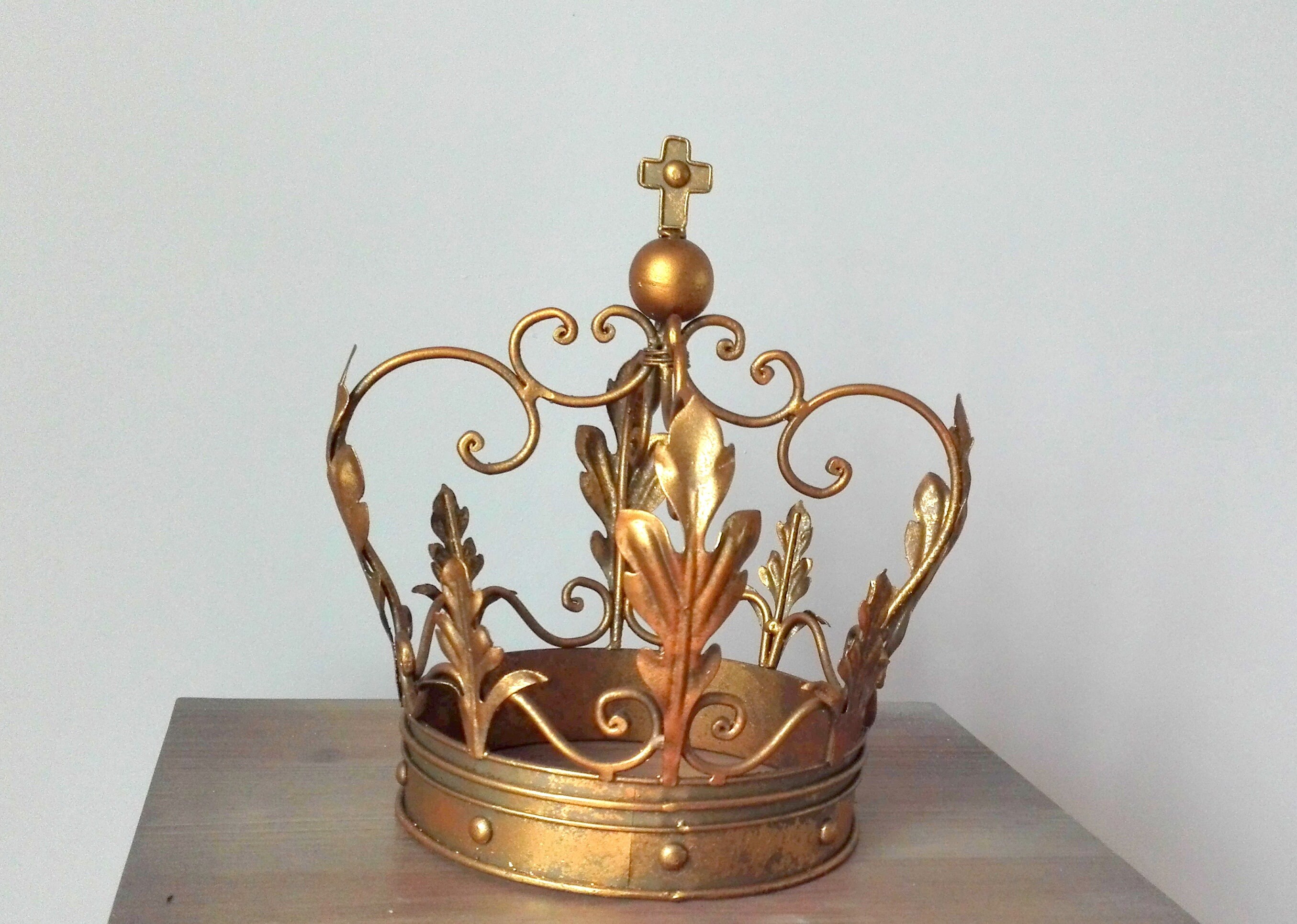 Beautiful decorative crown in art nouveau style