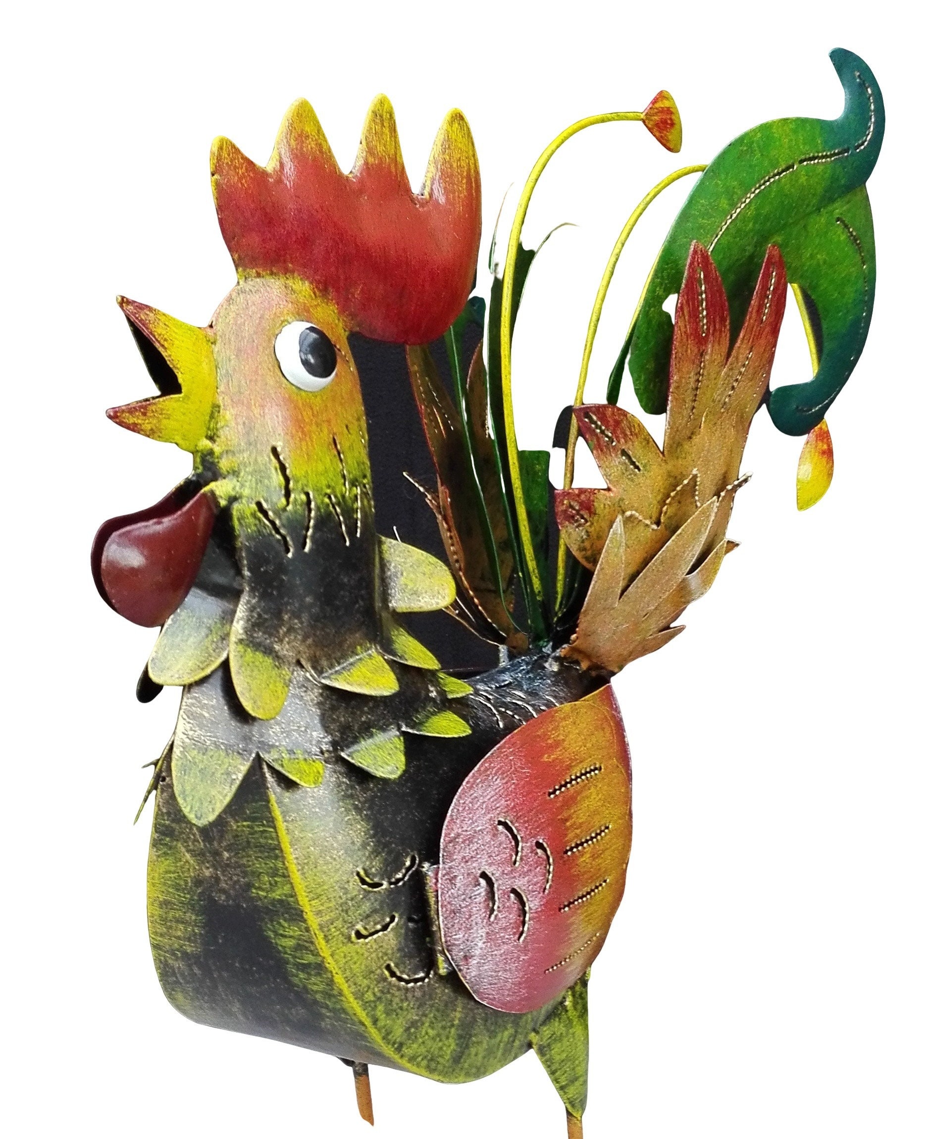 Metal Rooster ( candle holder )