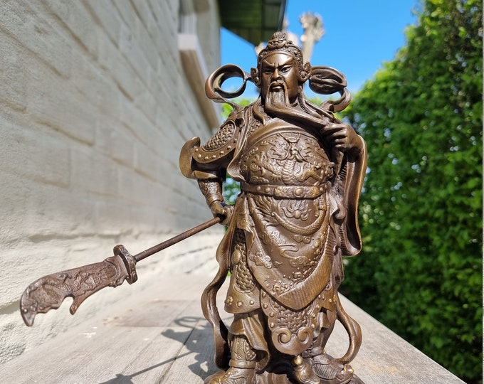 Bronze artwork - Chinese General - Guan YU - Bronze Sculpture