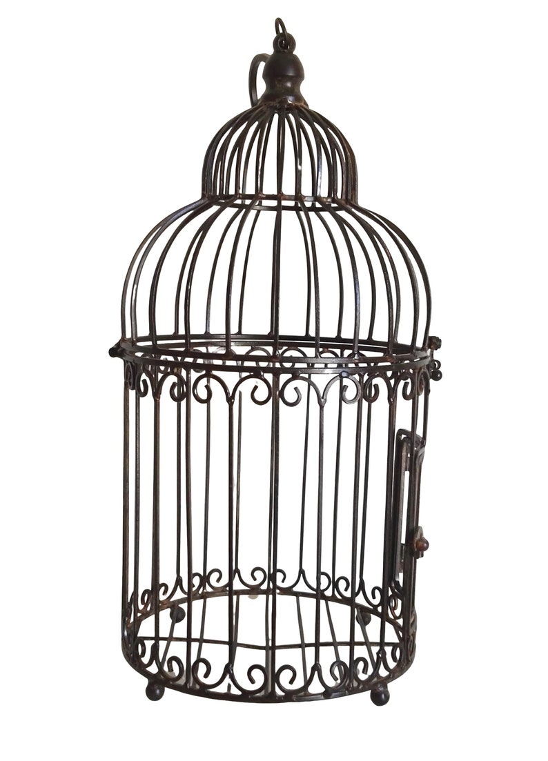 A Set of 2 Bird Cages Decorative in Garden or Inside Etsy