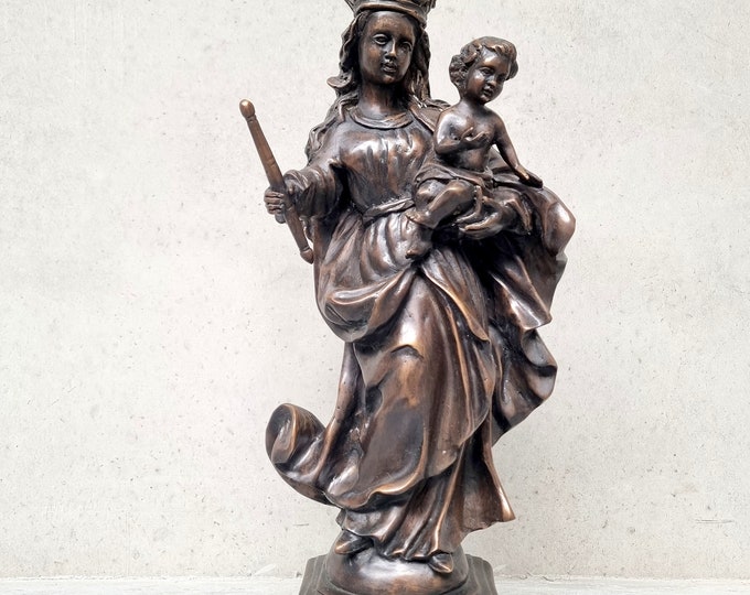 Madonna and Child - Large Bronze Sculpture - Catholic Bronze Artworks - Ecclesiastical Decoration