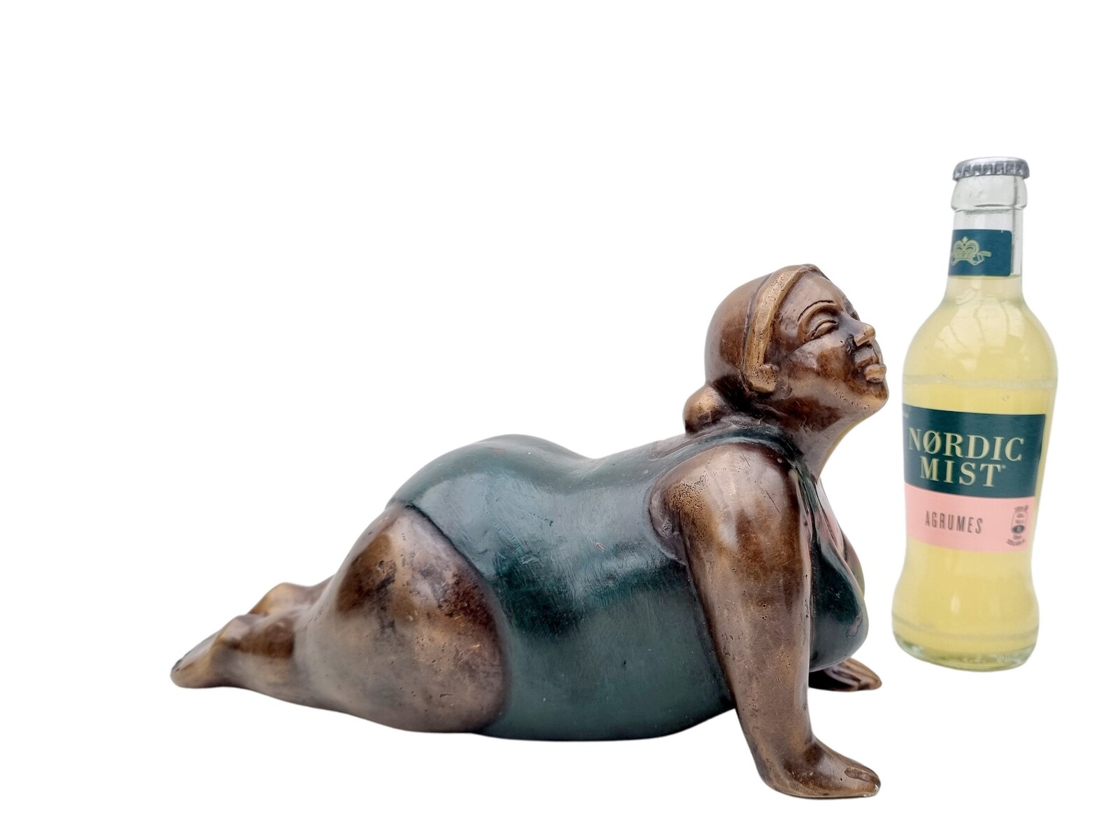 Sunbathing Lady in Bathing Suit Funny Bronze Works of Art Etsy