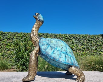 Bronze Tortoise - Galapagos Tortoise - Land Tortoise - Bronze Animals