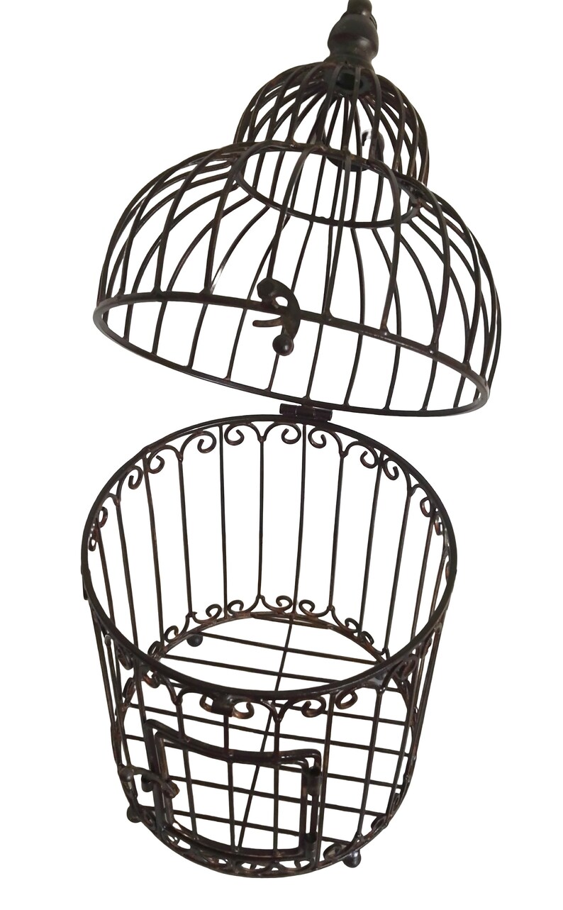 A Set of 2 Bird Cages Decorative in Garden or Inside Etsy