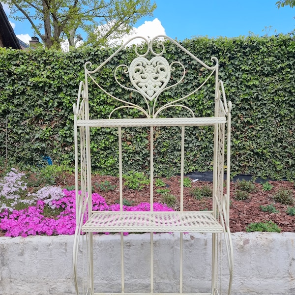 Rack da giardino in ferro battuto - porta fiori - mobili e decorazioni da giardino e patio