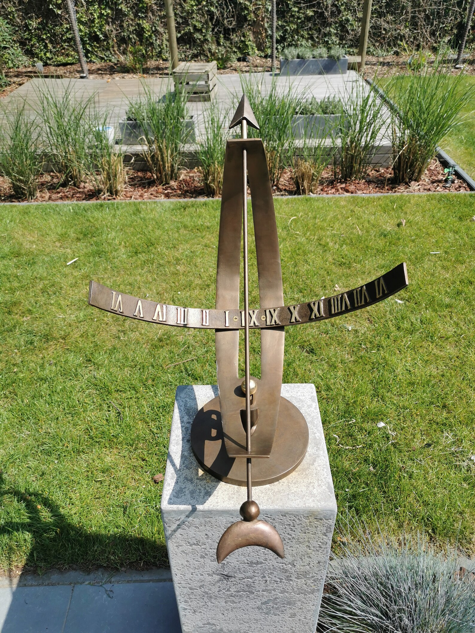 Bronze Sundial Garden Sculpture Bronze Armillary Etsy