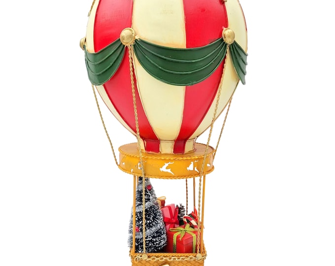 Hot Air Balloon - Christmas - 55 cm - Metal Christmas Decoration - CeilingChristmas Decoration
