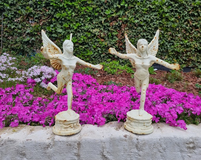 Cast iron garden sculptures - Angel ornaments - Classic garden ornaments