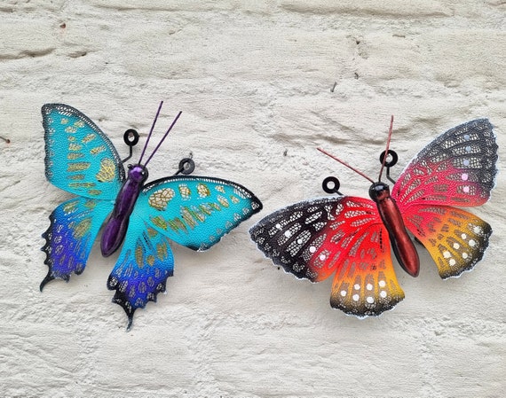 Mariposas decorativas BLUE RAINBOW decoración de arte de pared