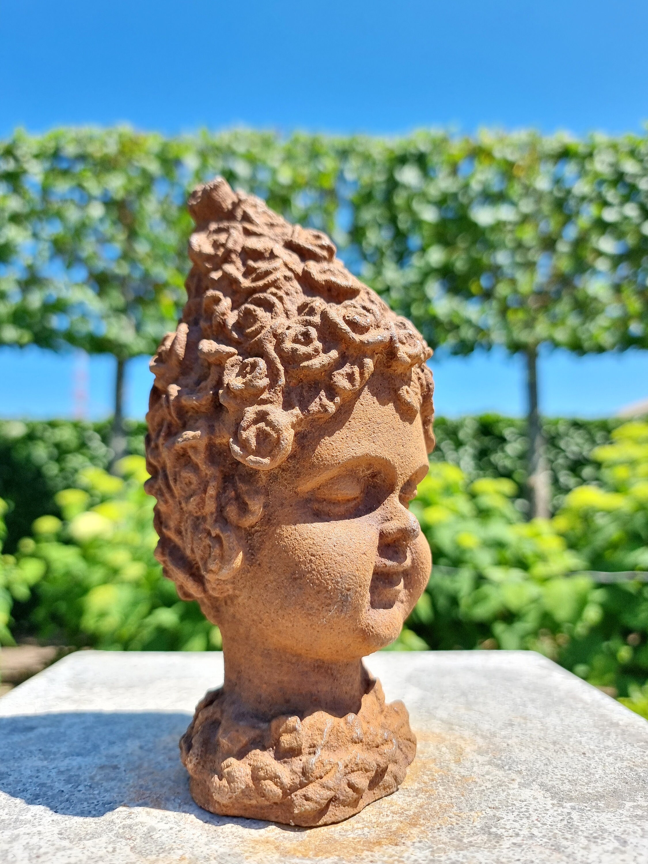 Cast Iron Garden Ornament Forest Elf Pixie of the Woods Child's