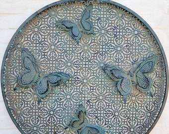 iron wall decoration - Butterflies - Patio and terrace decoration - Wall butterflies.