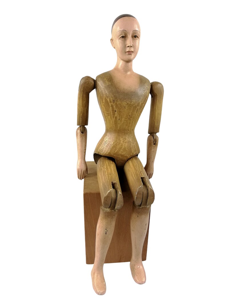 A Large Wooden Mannequin Etsy