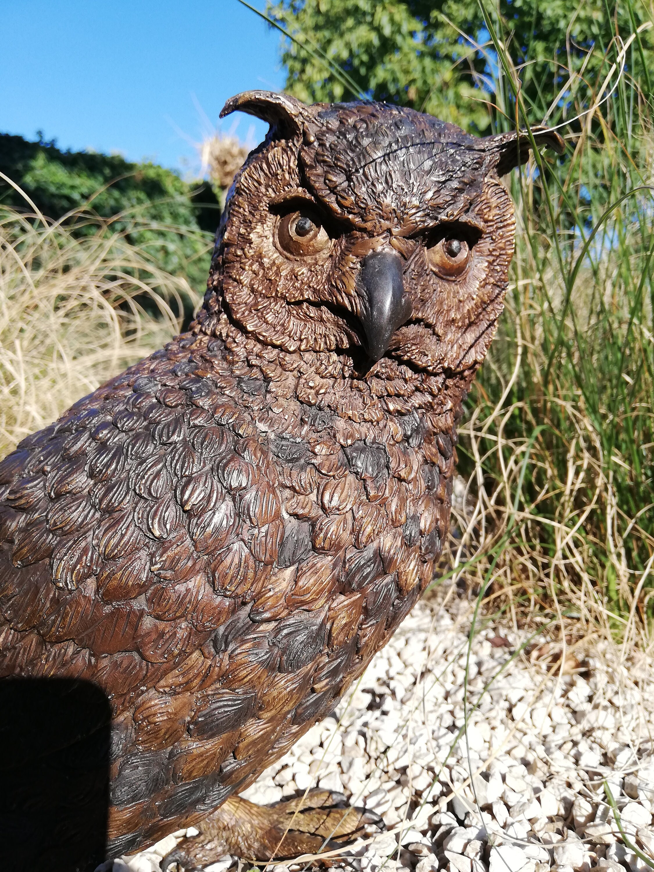 mini owl statue