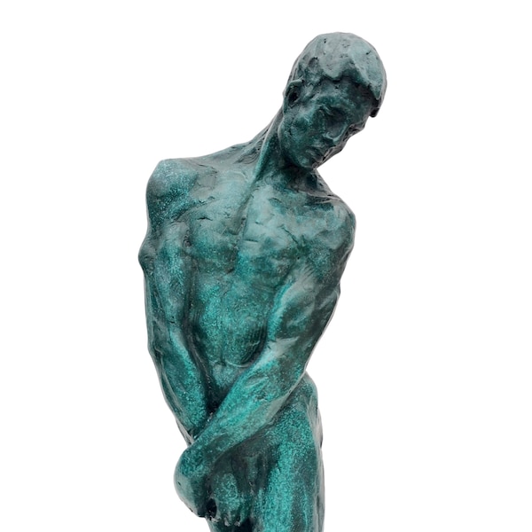 Male nude in bronze - Rodin - Classical sculptures
