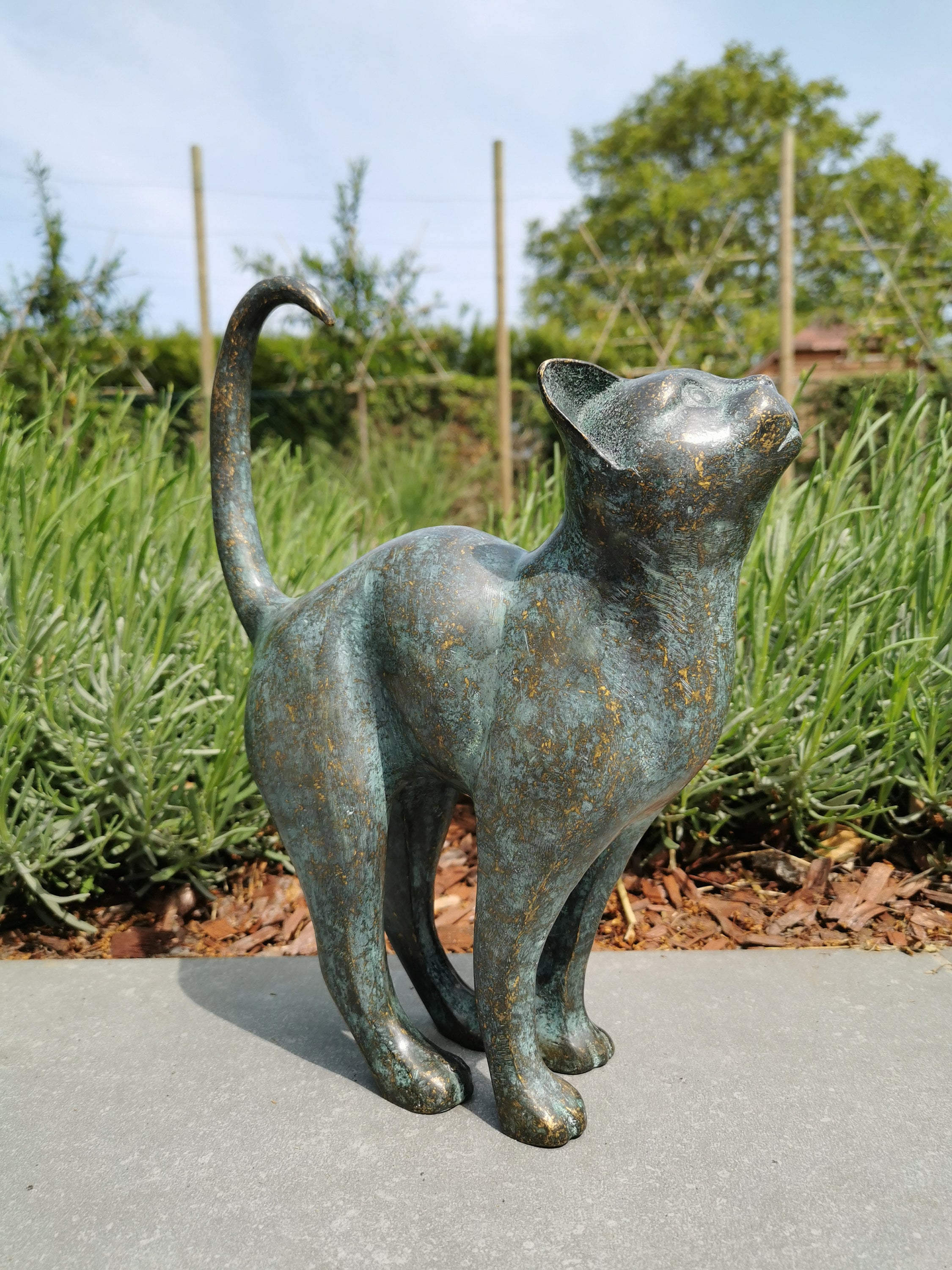 unique cat statues
