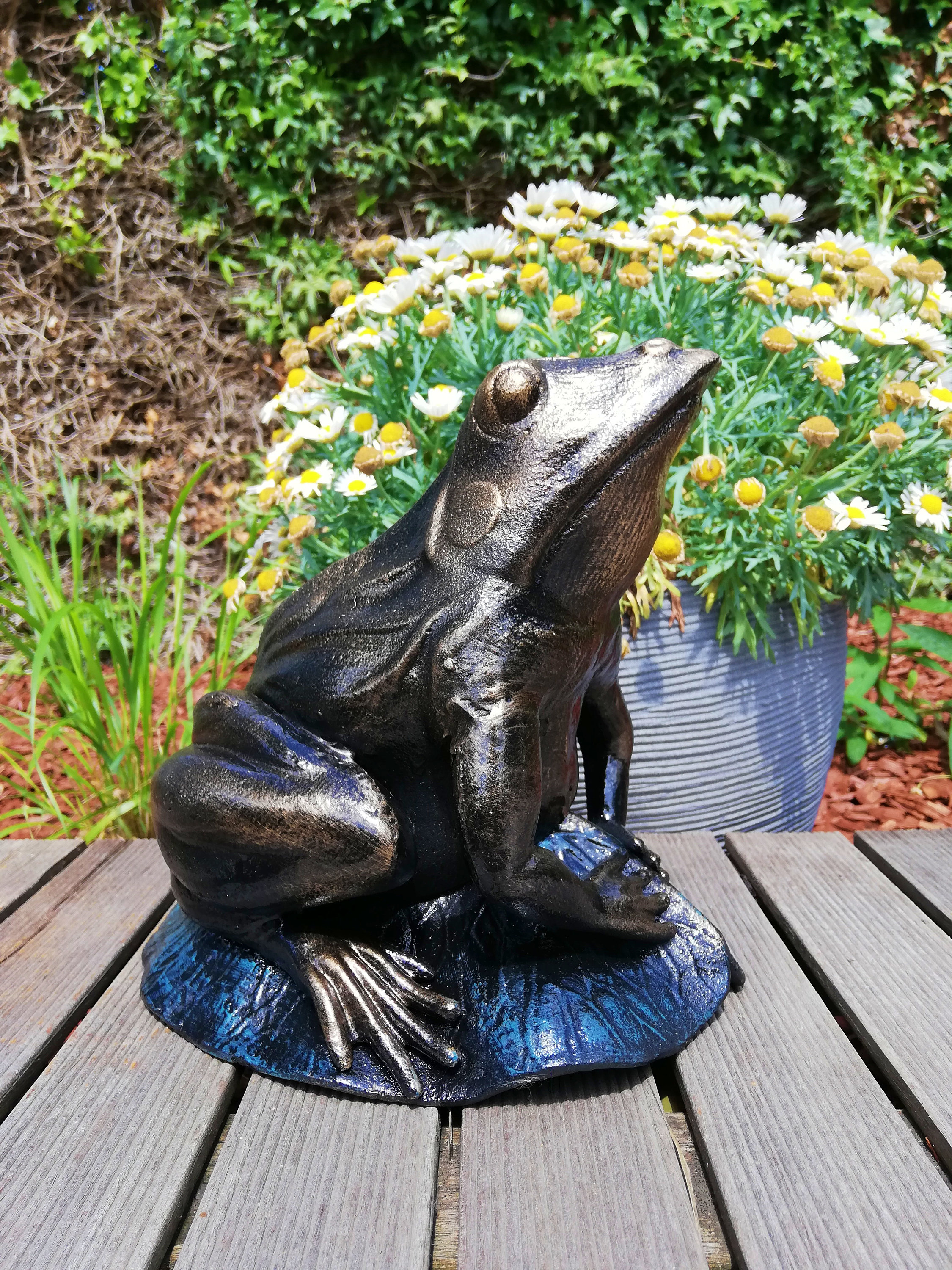 Midene Céramique Jardin Décor Grenouille Prince GKR66 Piquet De Jardin  Antigel À La Main Peint À La Main Piquet De Pelouse En Céramique Boule De  Jardin -  France