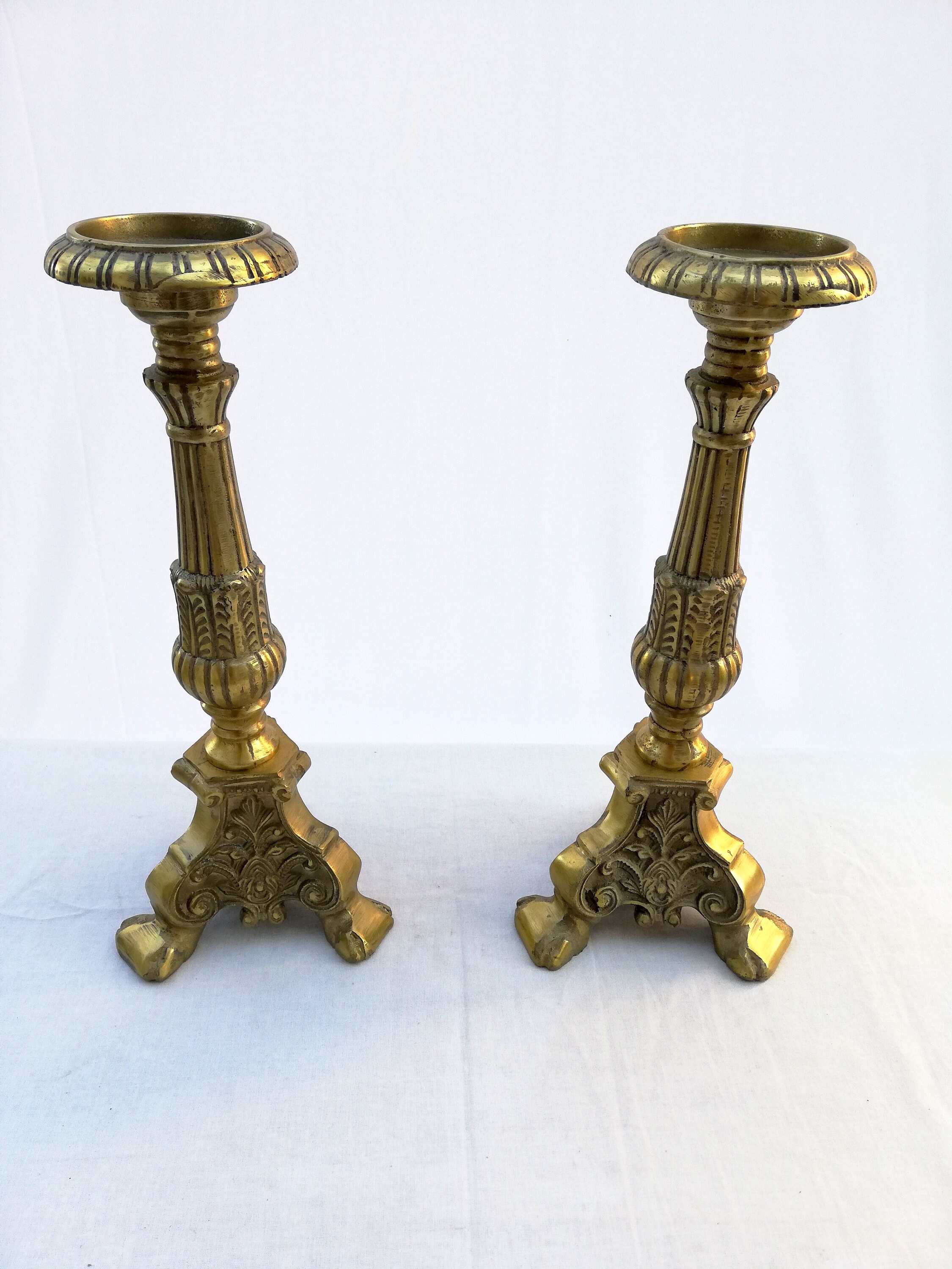 Amazing xl brass candlesticks