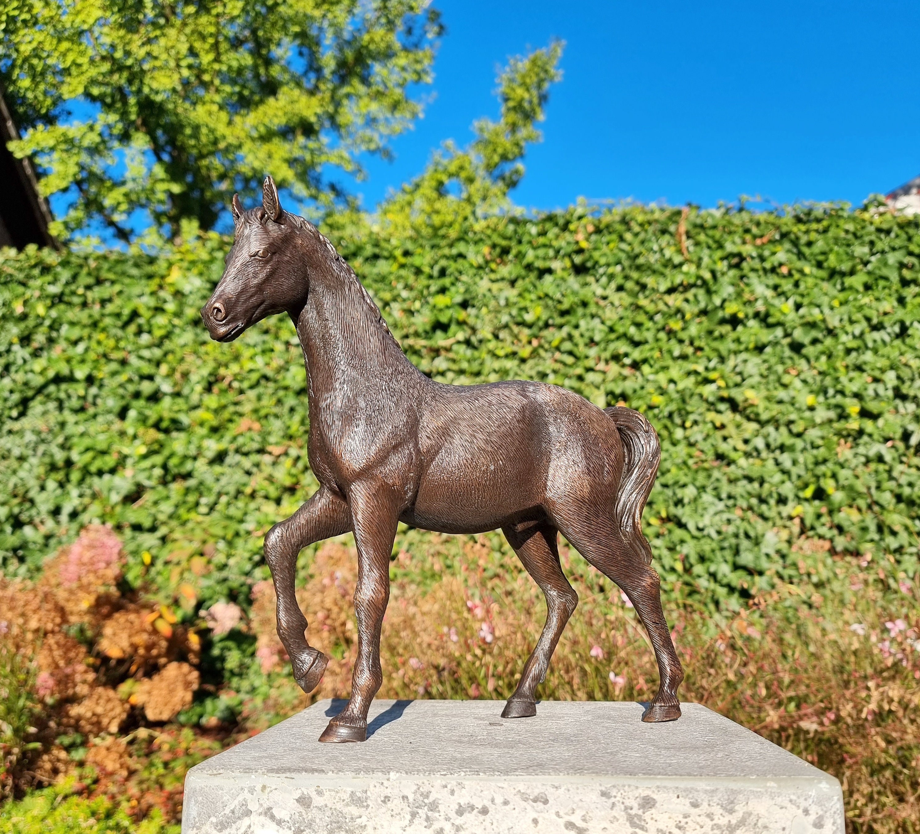 Bronze Horse Decorative Horse Figure in Bronze Classic Bronze Statues