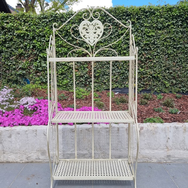 Wrought iron garden rack - Flower rack - garden and patio furniture and decoration