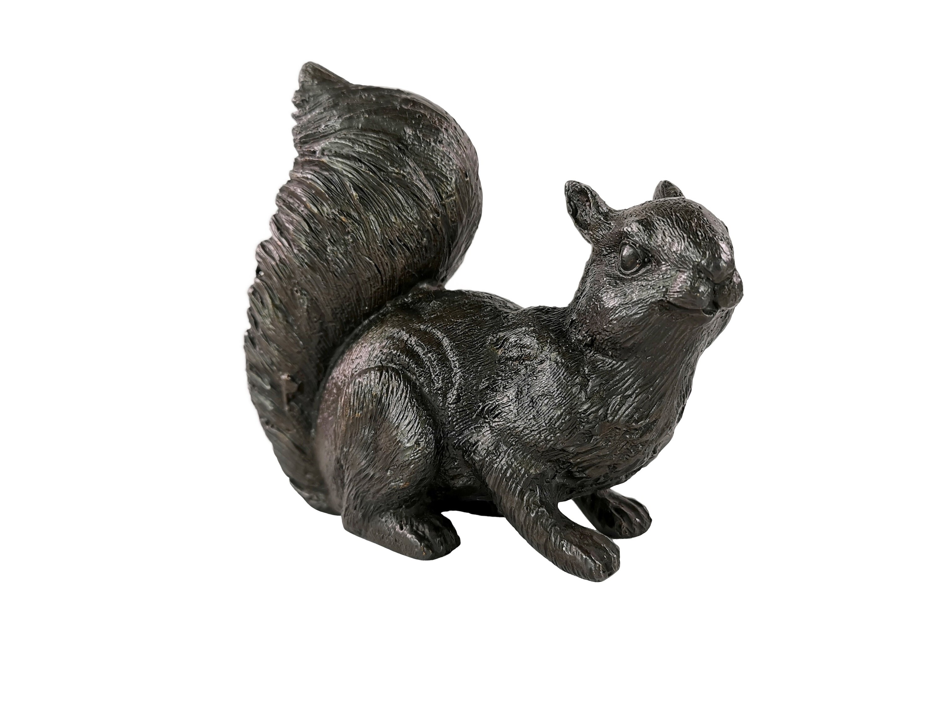 Bronze statue of a squirrel ( Garden Sculpture)