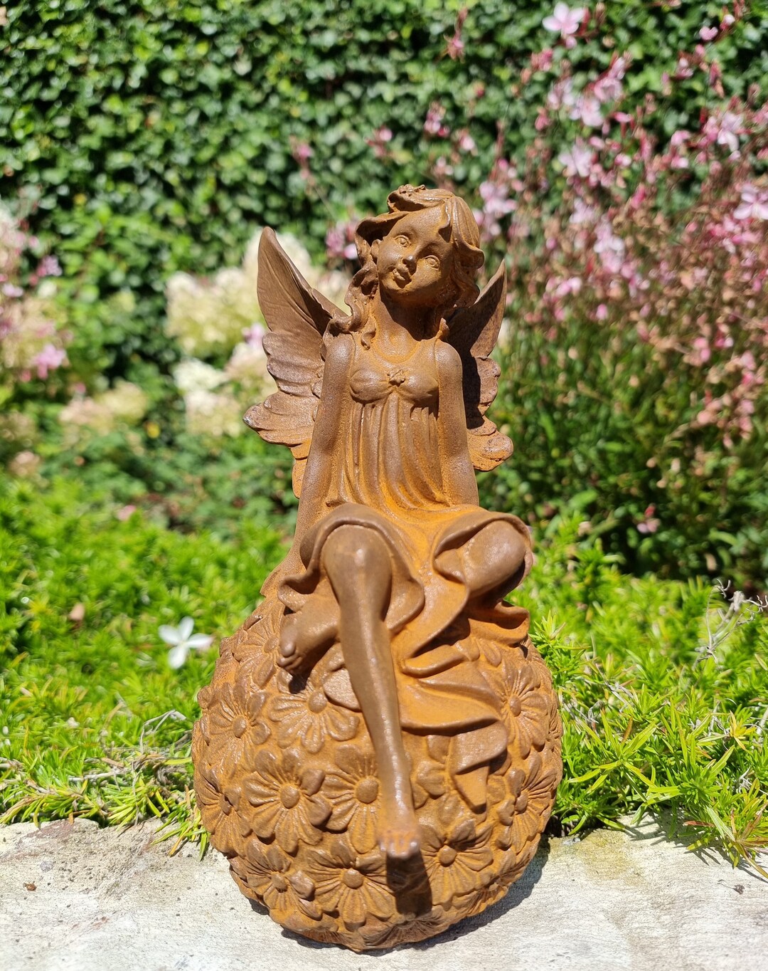 4 pcs Fée Jardin Figurines Miniature Ange Dormant Ornement DIY