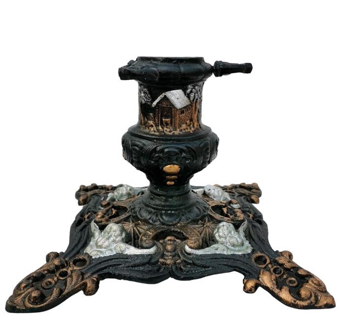 Cast iron Christmas tree stand tree stand Christmas decor and ornaments