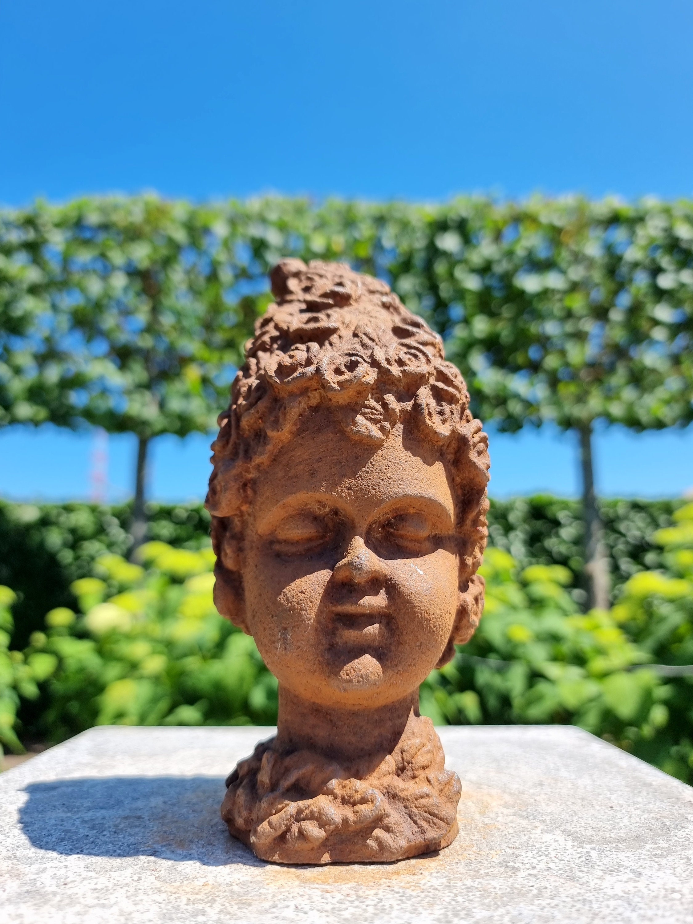 Cast Iron Garden Ornament Forest Elf Pixie of the Woods Child's