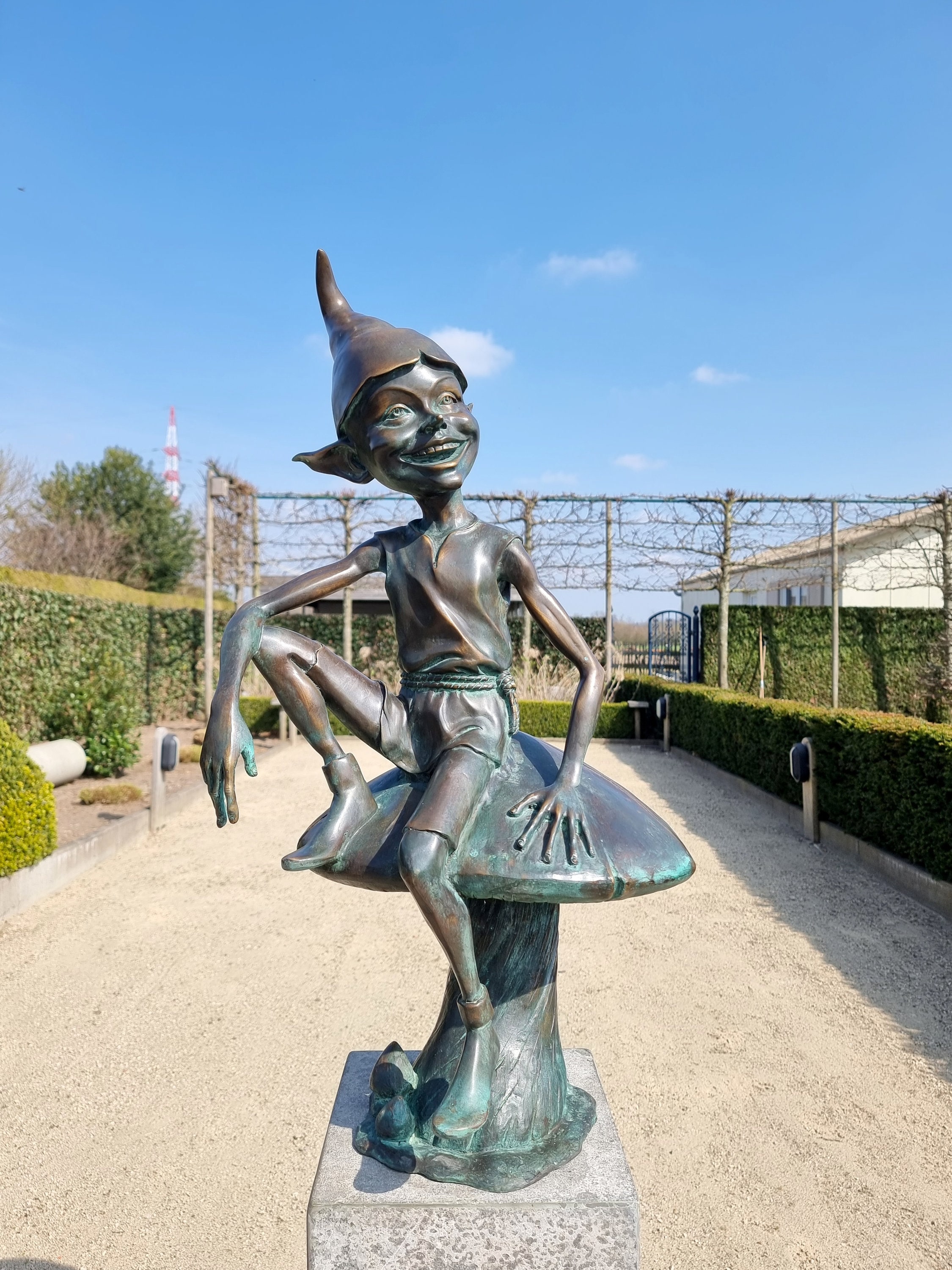 Bronze pixie sculptures Clearance