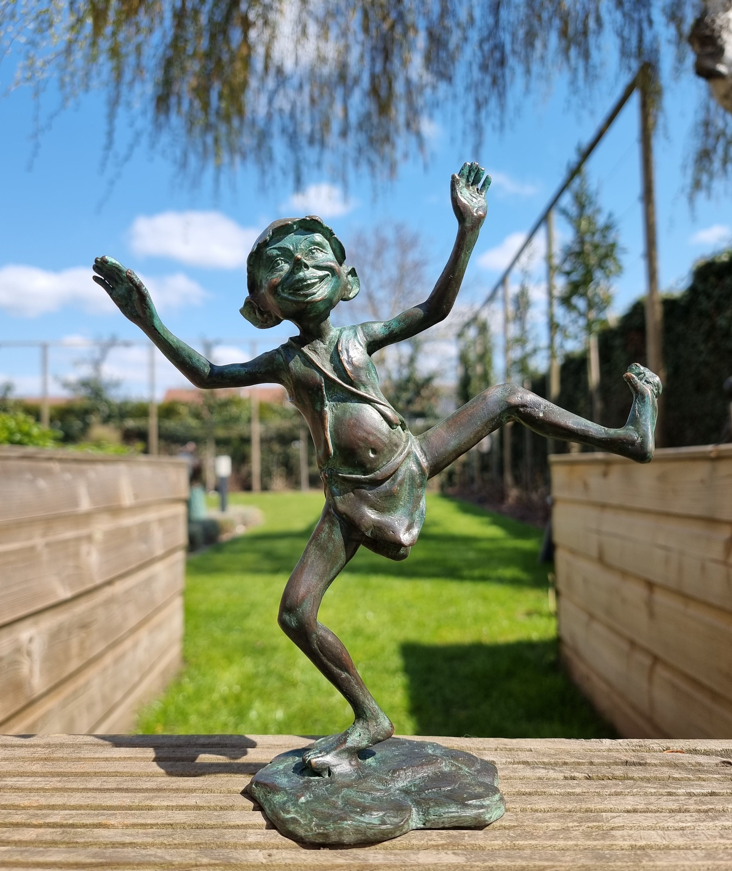 Forest elf Bronze gnome Bronze fairy Bronze gift art