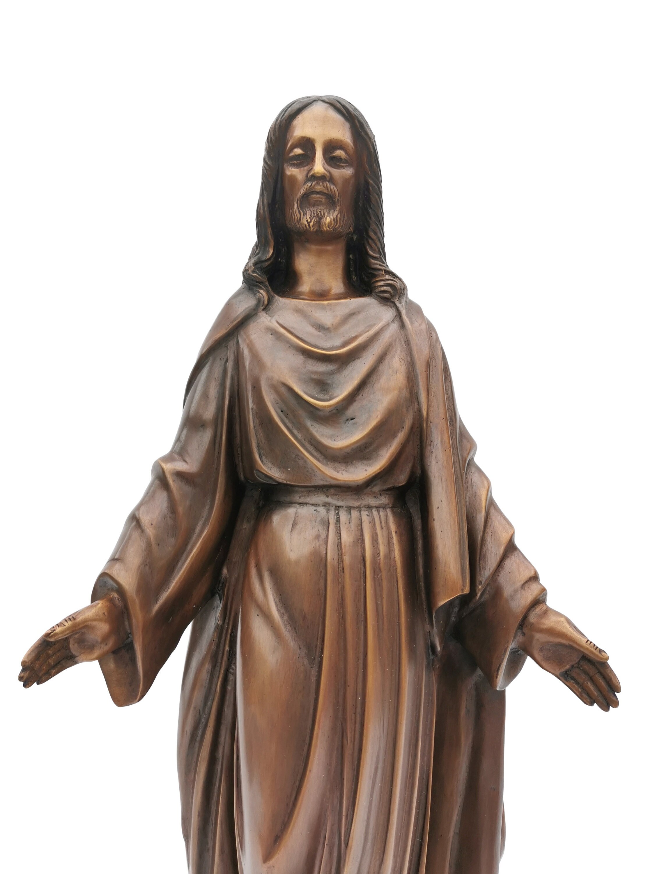 Large bronze sculpture of Jesus our lord Messiah