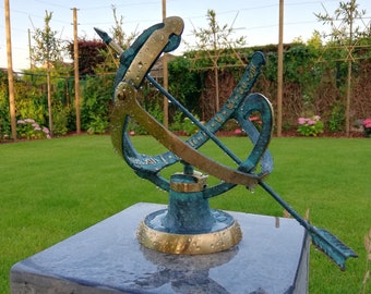 Bronze Sundial - Garden sculpture