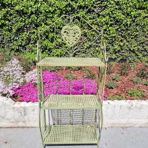 Wrought iron garden rack - Flower rack - garden and patio furniture and decoration