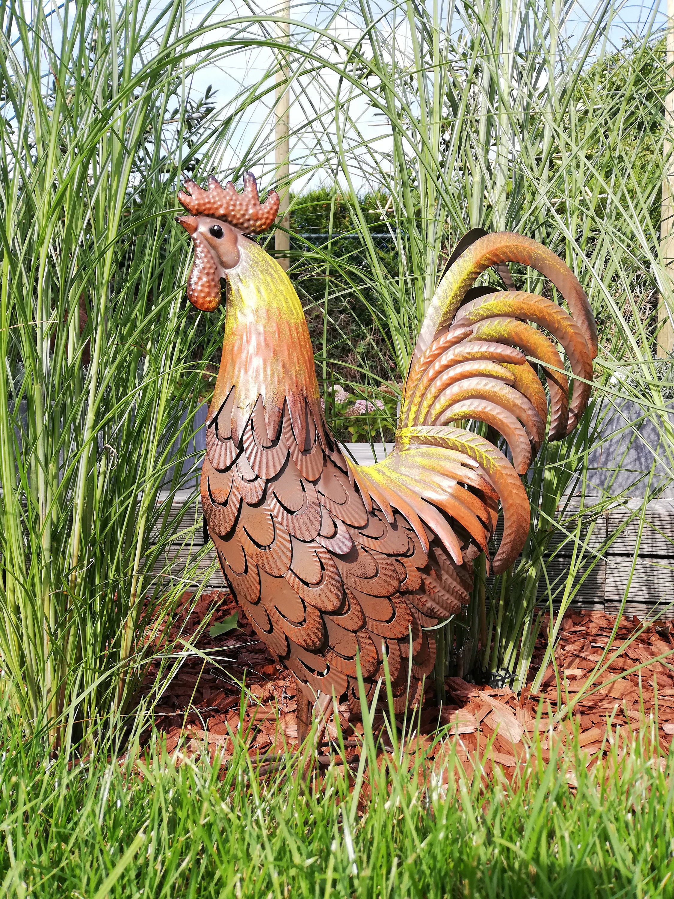 Metal Chicken ( Garden Sculpture)