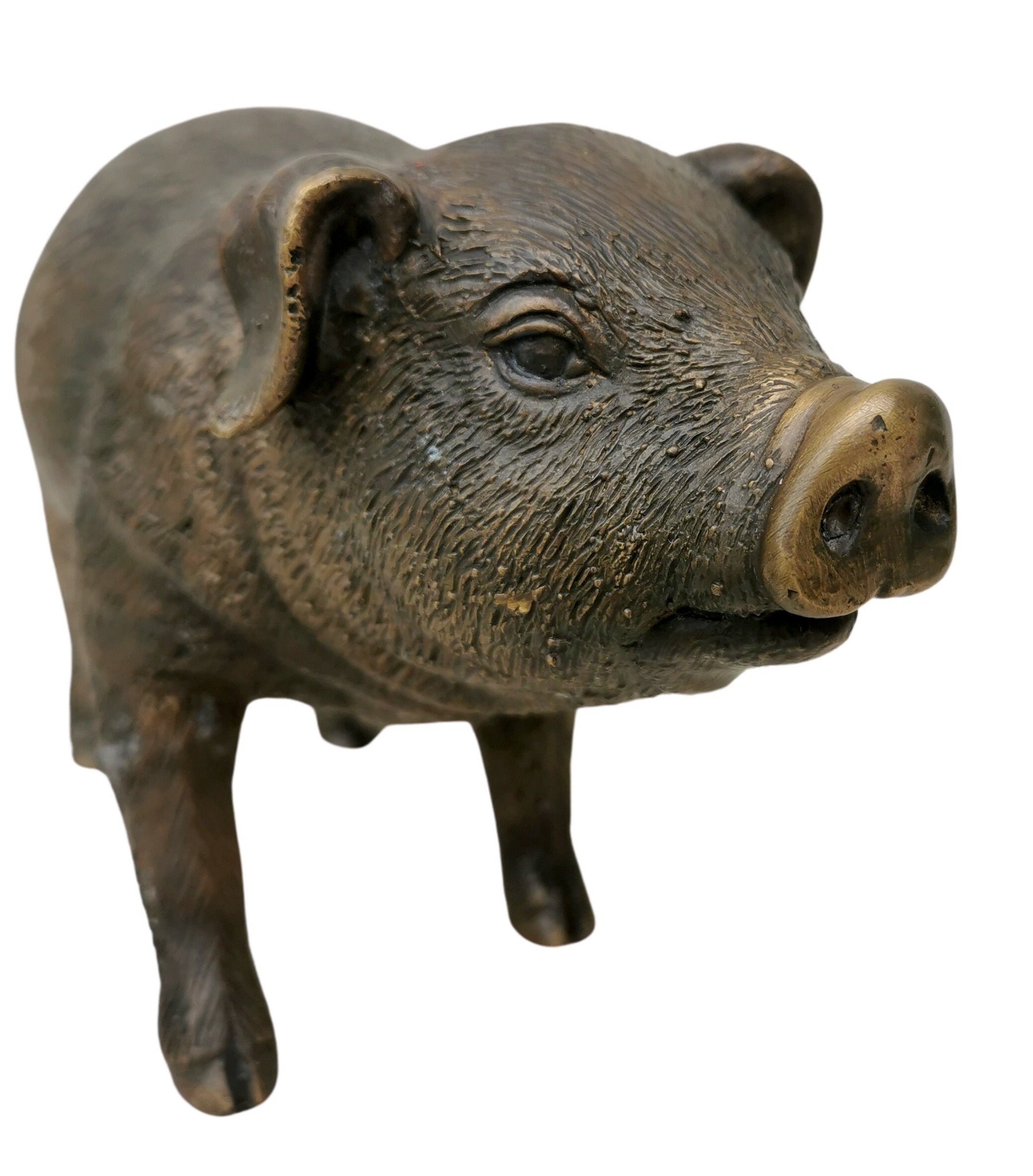 Bronze sculpture of a pig Pigglet Bronze gift statue