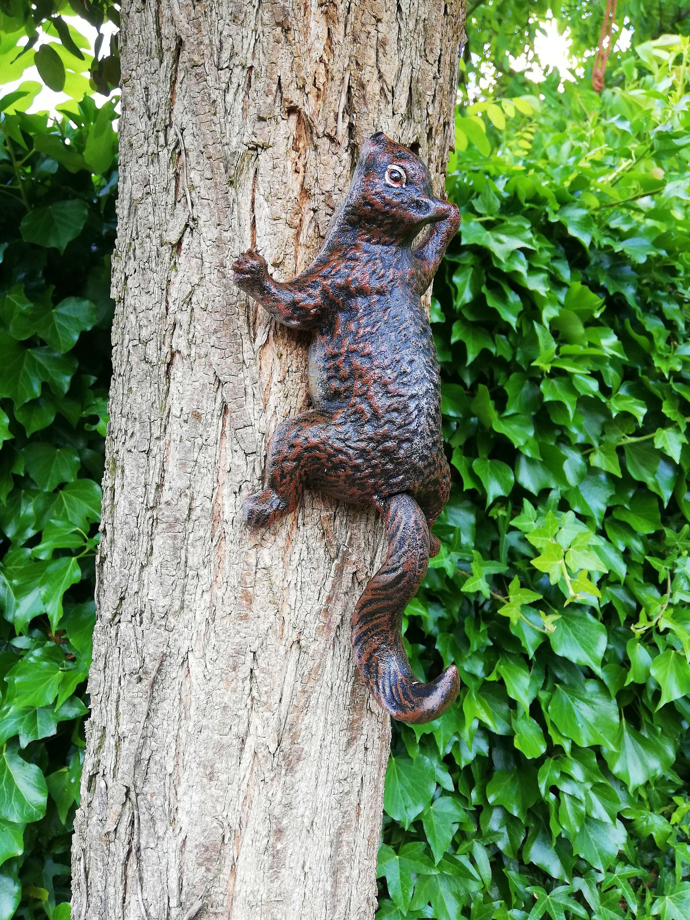 A climbing squirrel
