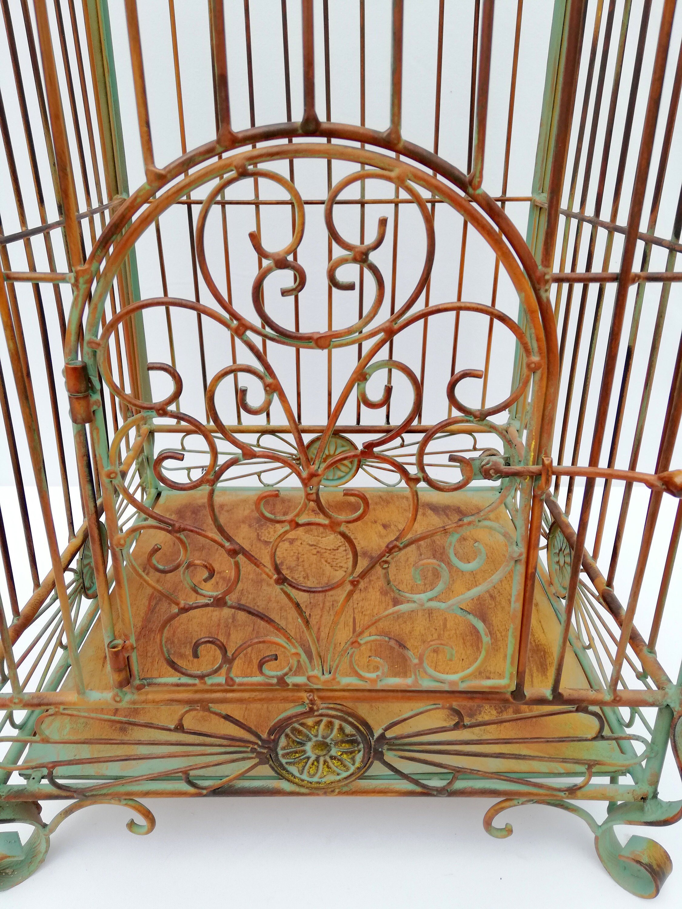 Very large decorative bird cage iron